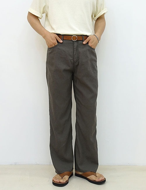 Chevy linen cotton pants 2color
